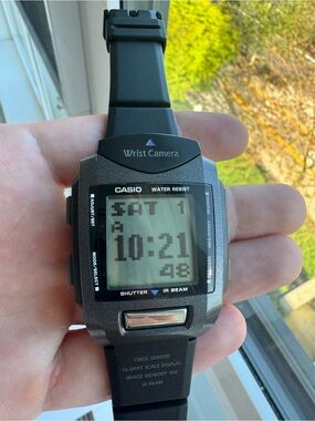 Casio WQV1 Wrist Camera NEW Battery